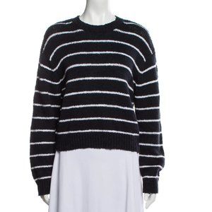 VINCE Striped Crew Neck Sweater